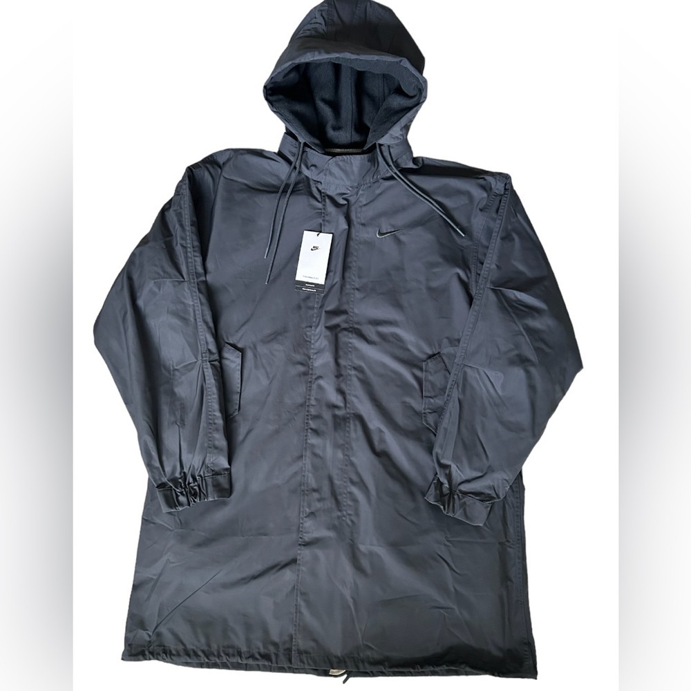 Nike Therma-Fit Life 3-in-1 Parka Jacket Water Repel Grey Mens Small OVERSIZED